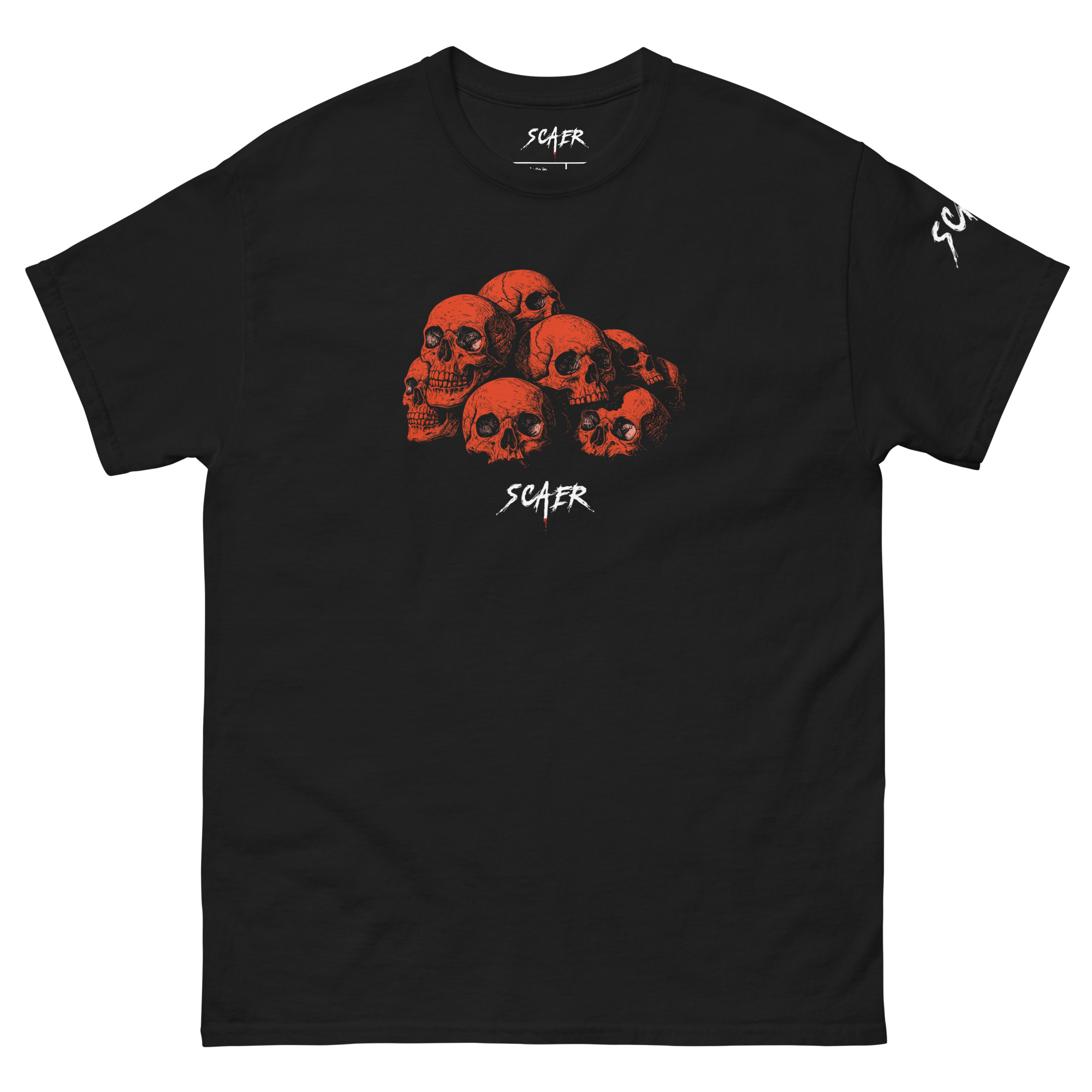 T-shirt Red Skulls