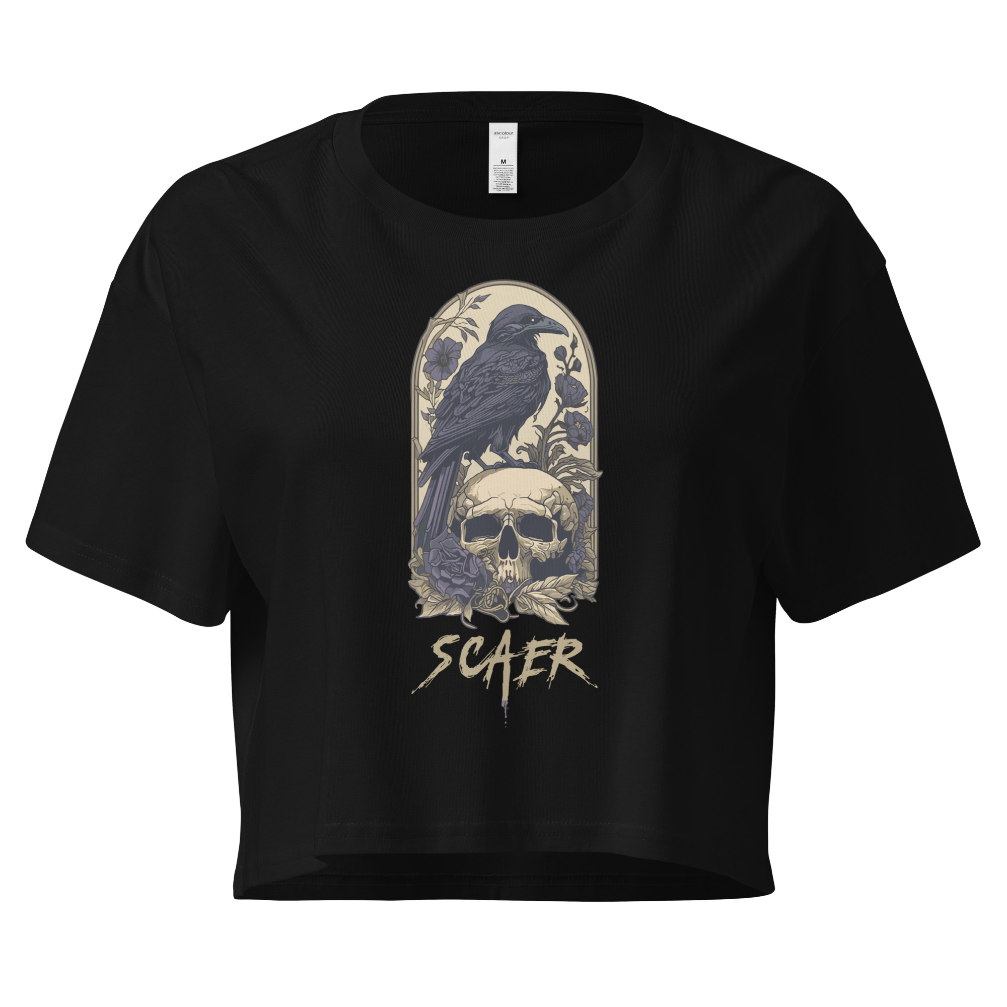 Crop top Skull&Crow