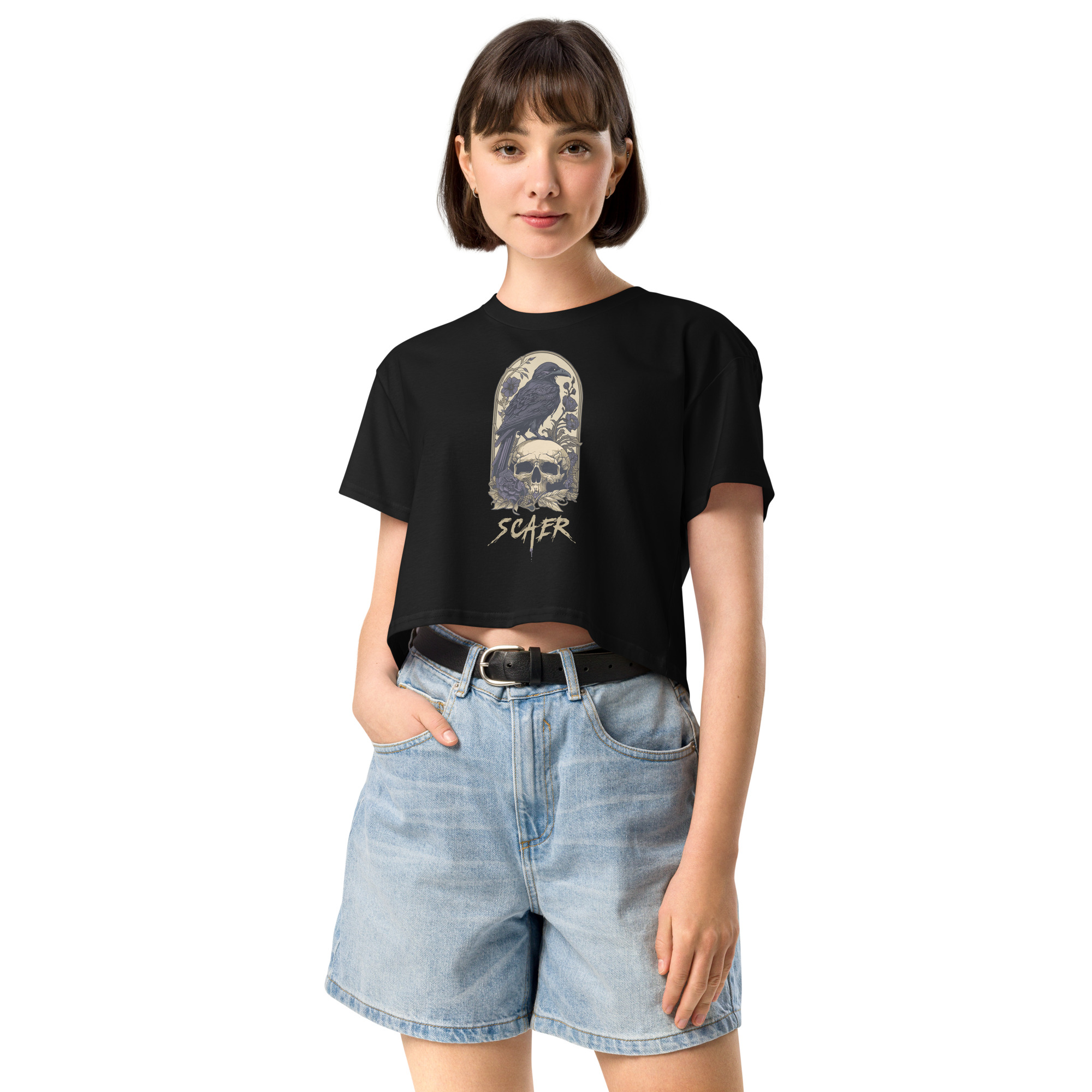 Crop top Skull&Crow – Image 2