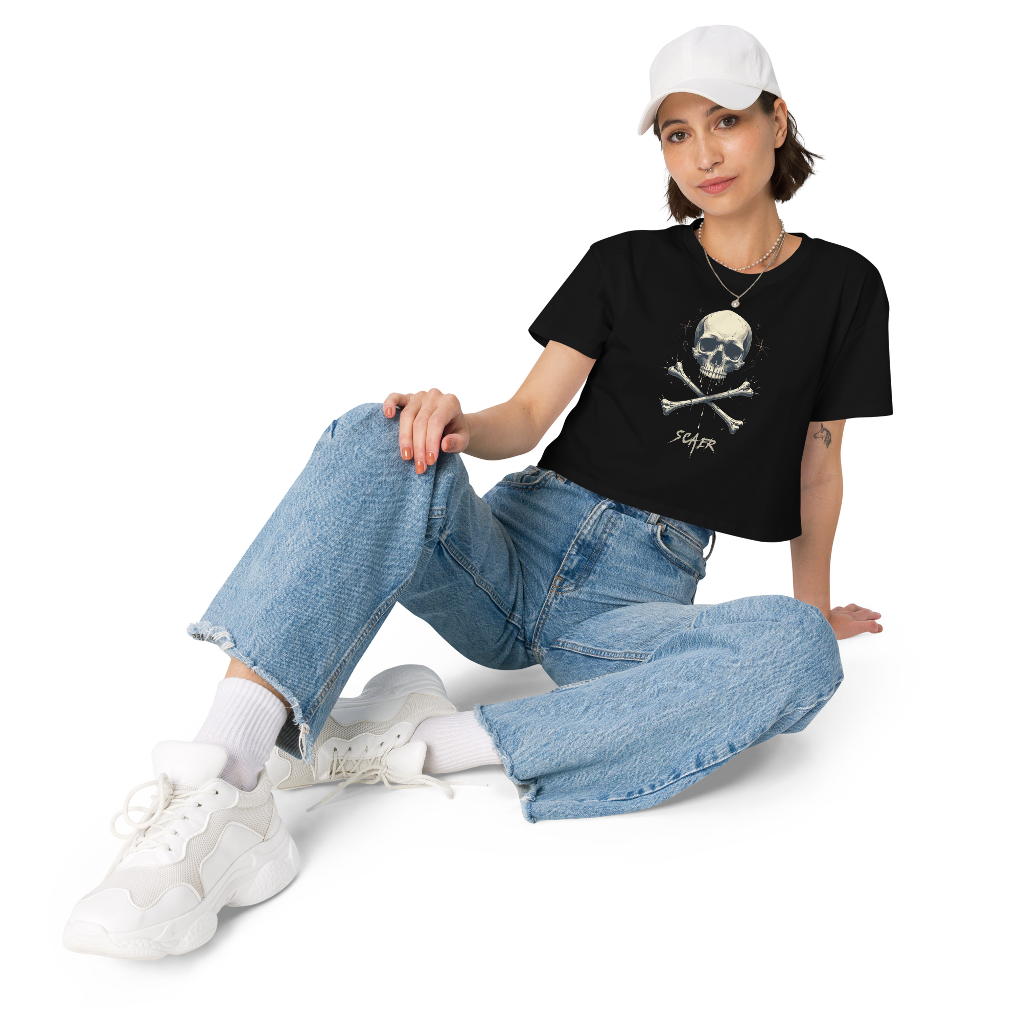Crop top Skull&Bones – Image 2