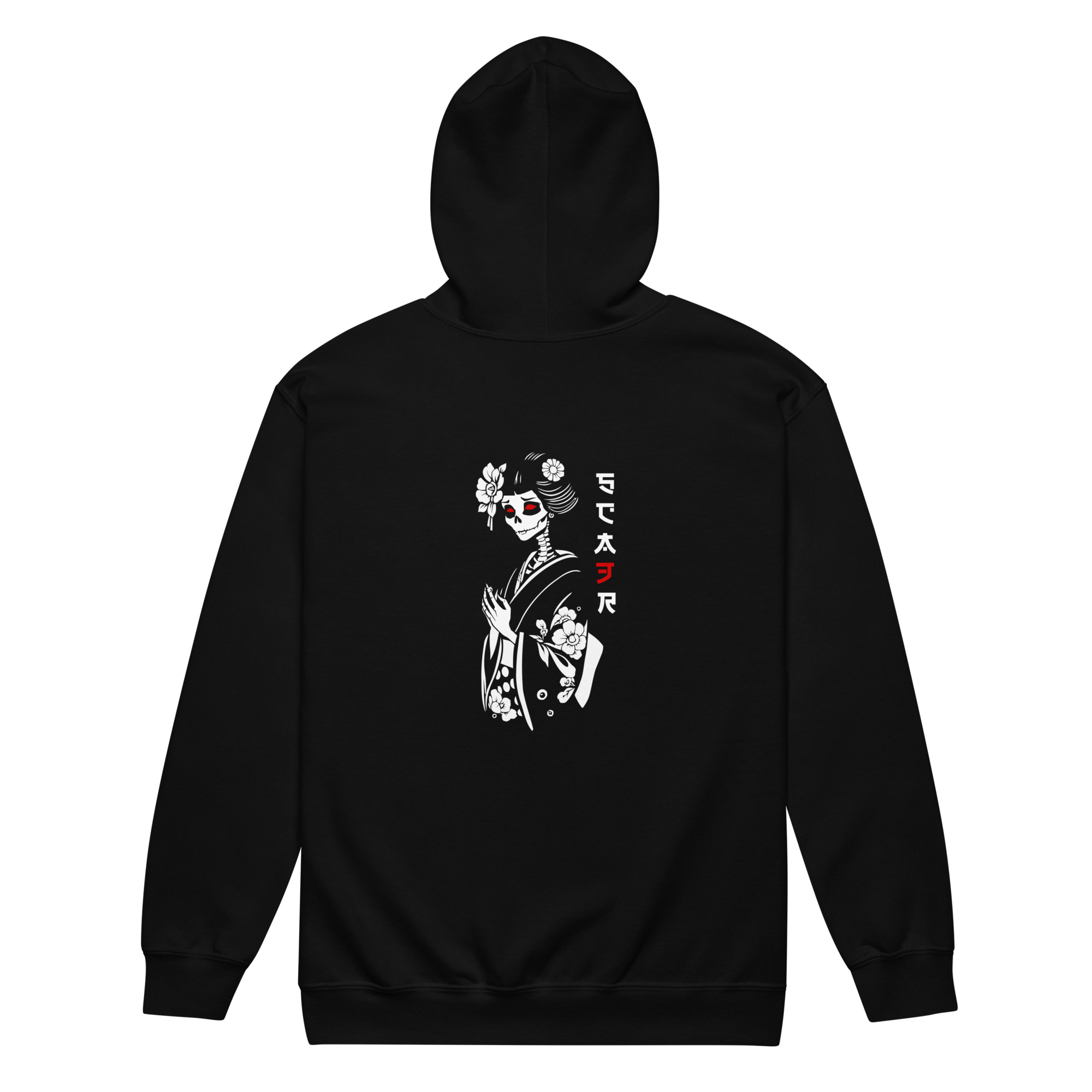 Sweat à capuche Zippé Skull&Geisha