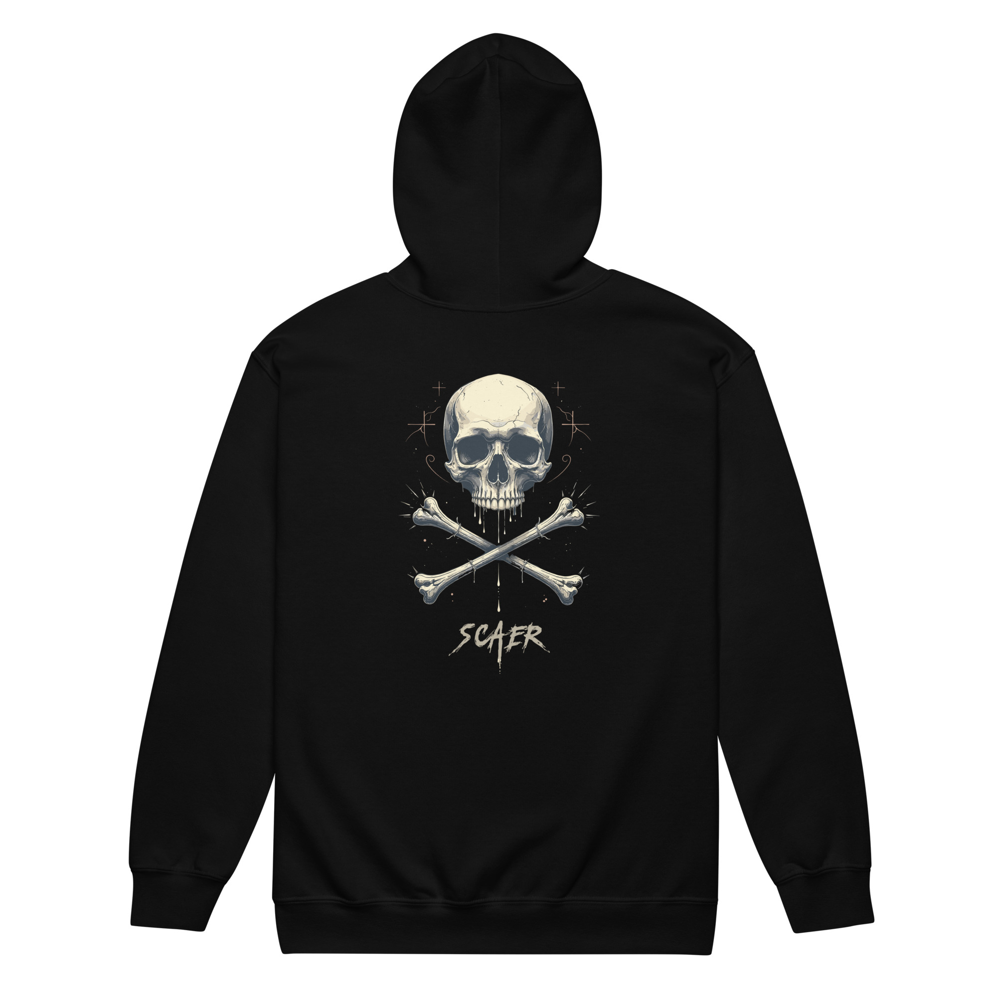 Sweat à capuche zippé Skull&Bones