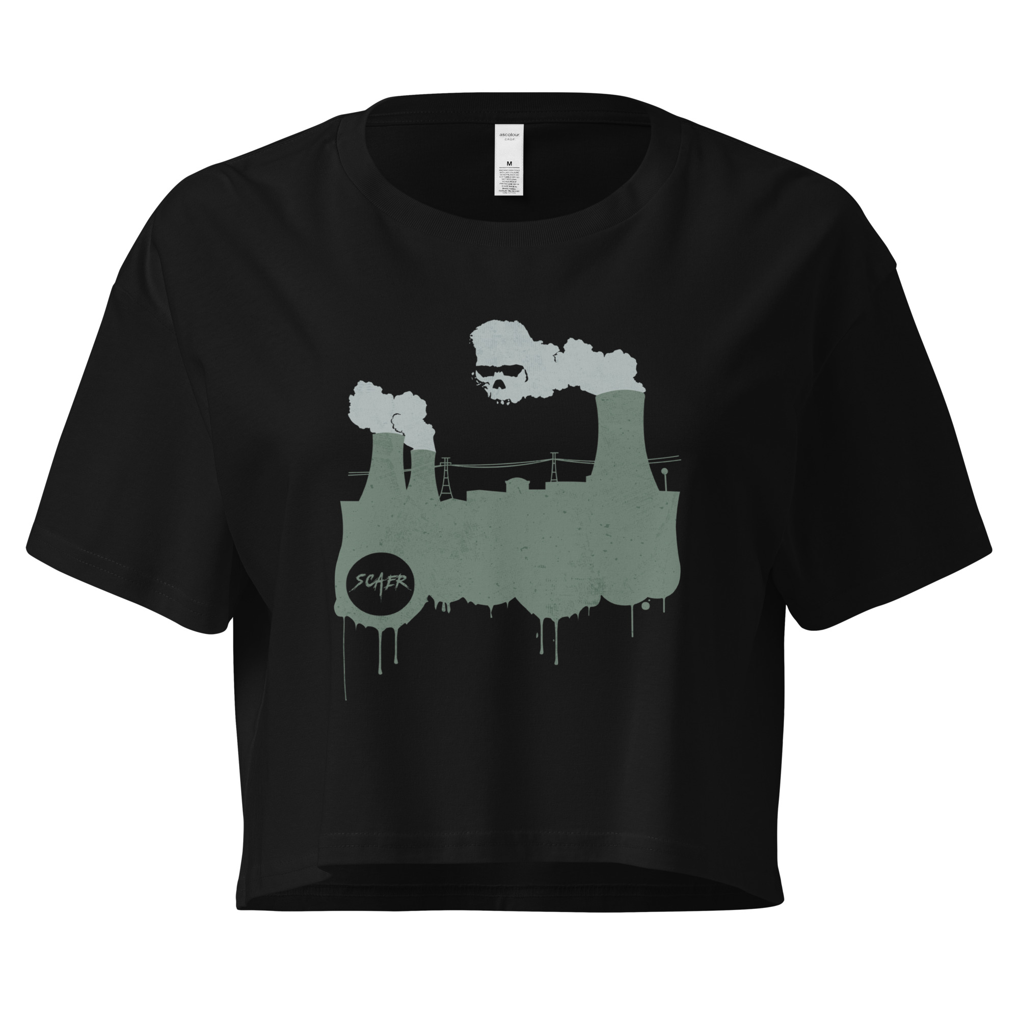 Crop top Skull&Radioactivity