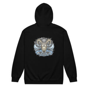 Sweat à capuche zippé 666