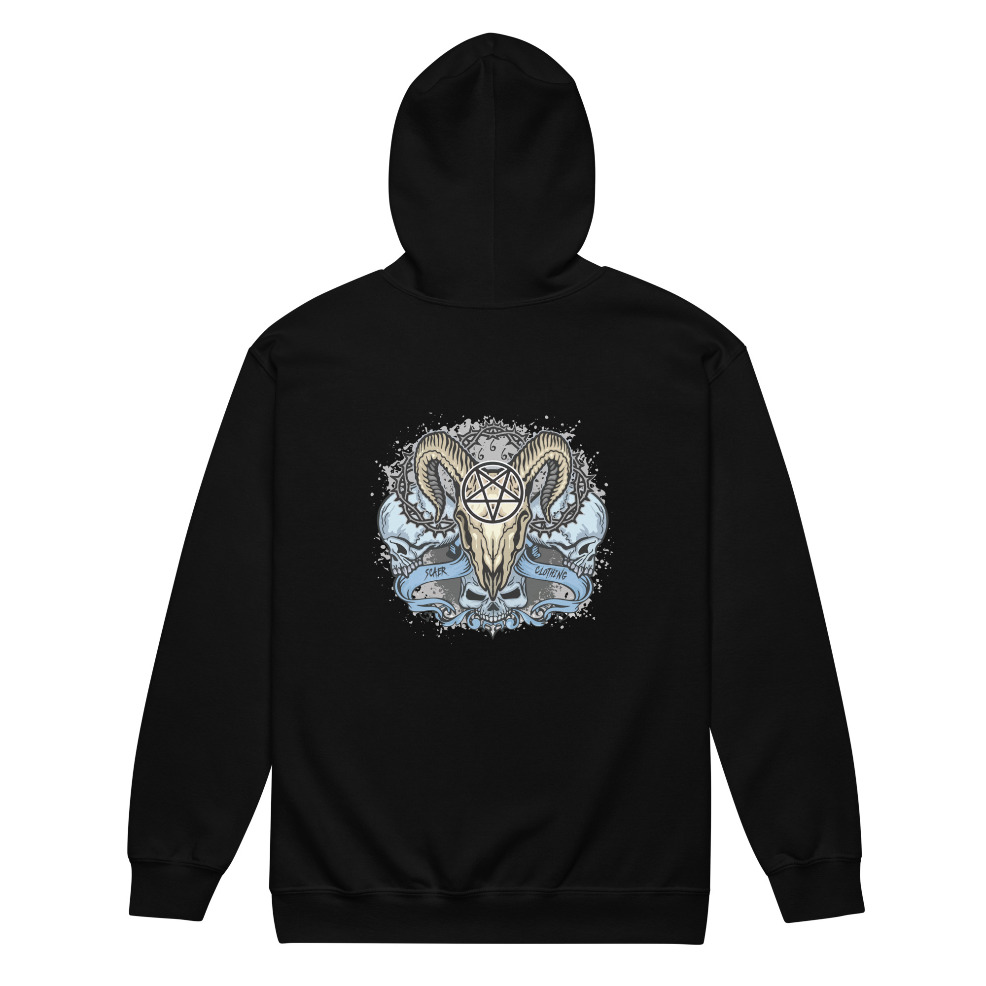 Sweat à capuche zippé 666