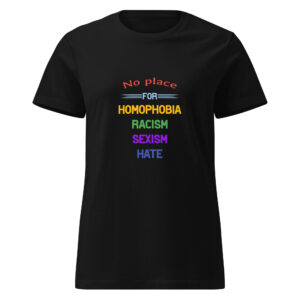 T-shirt DEVANT "No place for ..."