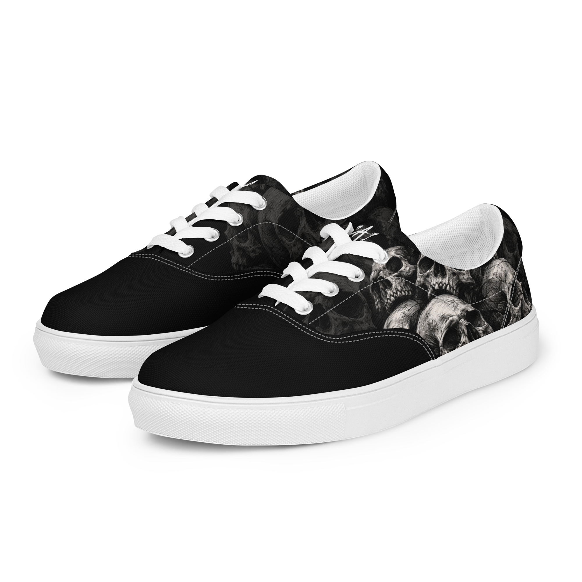 Tennis en toile Skullz - White – Image 3