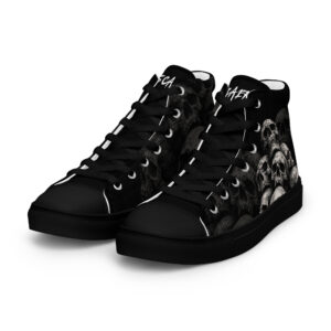 Baskets hautes en toile Skullz