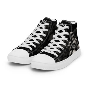 Baskets hautes en toile Skullz